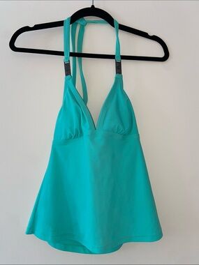 Converse One Star Teal Halter A-Line Empire Bodice Tankini 3734